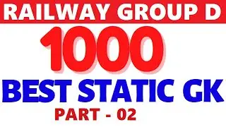 Static Gk for Railway Group D
