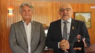 Reitor e vice-reitor da UFPE enviam mensagem de fim de ano