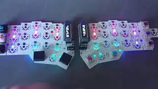 nRFMicro 1.1 vs Jorne 2.1 vs QMK vs RGB Sync (Bluetooth/Wireless Corne)