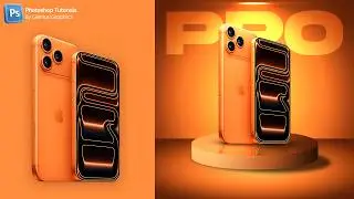 Creative iPhone 17 PRO Product Manipulation in Photoshop