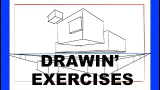 5 DRAWING EXERCISES FOR BEGINNERS | From Easy to HARD.