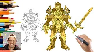 HOW TO DRAW UPGRADED CLOCKMAN TITAN | Skibidi Toilet Multiverse - Easy Step by Step Drawing