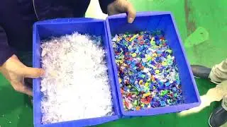 color sorting for plastic flake,sort transparent,second sorting
