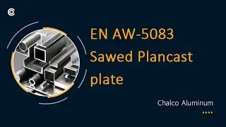 EN AW-5083 Sawed Plancast (Fibracast) cast plate