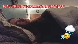 Realistic Winter Morning Routine🌧😴