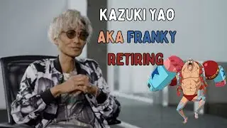 Kazuki Yao retiring from being Franky's voice #onepiece #anime