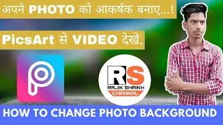 How to change photo background in picsart, photo background change kare TECHNICALRAJIK