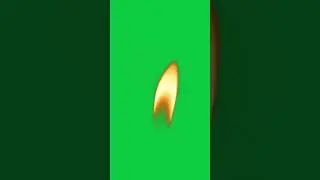 Candle Flame Green Screen 