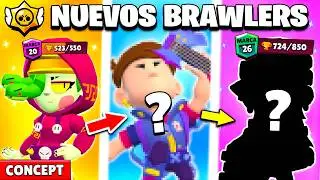 12 NUEVOS BRAWLERS 😨 IDEAS DE BRAWLERS 🤓 | BRAWL STARS IDEAS