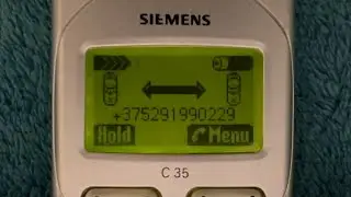 Siemens C35 calling and creating contact