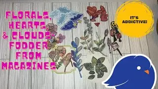 Magazine Fodder - Part 1 - Making Collage Fodder from Magazines for Your Glue Book or Journal!
