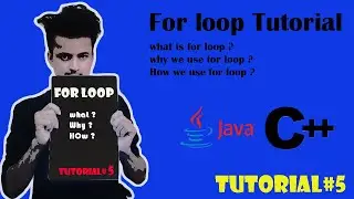 | Introduction of for loop | For loop in Java | For loop in C++ |
