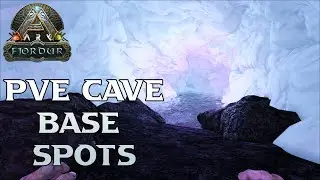 Fjordur | Beautiful PVE base spots in caves | ARK Survival Evolved
