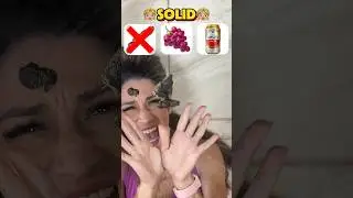 Qual você prefere sólido ou liquido?!😱 #shorts #challenge