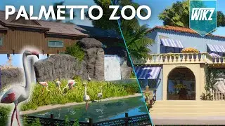 Greater Flamingo Habitat & Restaurant - Palmetto Zoo - Episode 17 - Planet Zoo