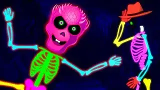 Funny Faces Skeleton Finger Family | Funny Dance and More Nursery Rhymes by Teehee Town