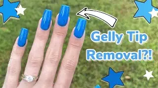HOW TO: Gelly Tips Removal | Bella Vena Gelly Tip Nail Removal Tutorial | Double Dip Nails
