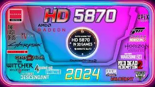 🟥 AMD HD 5870 in 30 Games | Gaming Test | 2024-2025