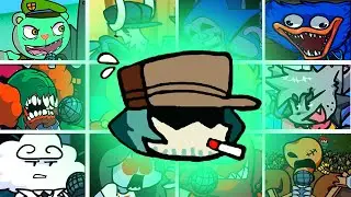 Headache but everytime it is the Opponent's turn the mod changes - Friday Night Funkin'