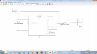 Half wave rectifier with RE load MATLAB Simulation