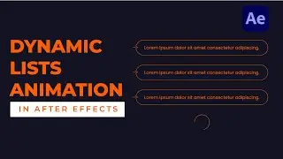 Step-by-Step Guide to Creating Smooth List Animation in After Effects