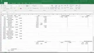 How To Make General Ledger Accounts In Excel (T-Accounts)