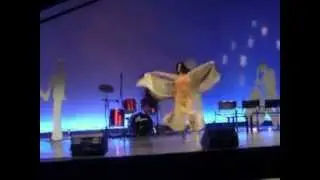 danza del ventre con doppio velo,judy esposito,diretta su canae sky 919,sulle note di tamally maak