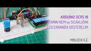 Arduino lcd ekranda nem ve sıcak bilgisini yazdırma