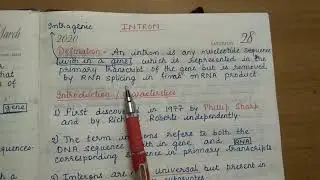 Introns and Exons part1