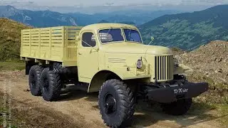 Легендарный ЗИЛ-157 из СССР в лесах Республики Беларусь.
