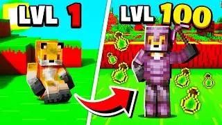 Minecraft, But Your XP Random Items