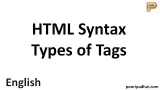 HTML Syntax | Types of Tag
