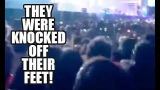 What was going on at the Lana Del Rey concert?