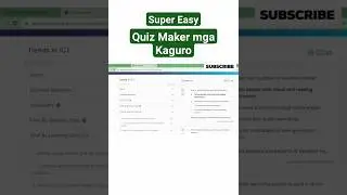 Easy way of Making Exam/Quiz #lesson #teacher #plan