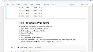 008 Scikit Learn   Using Train Test Split