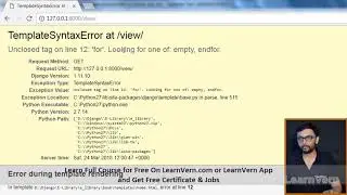 How To Apply Filters and Loops In the Templates In Django? | Free On LearnVern