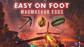 Easy way to get Magmasaur Eggs | Ark Genesis