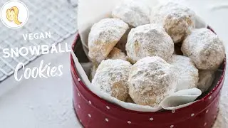 Vegan Snowball Cookies | Chef Ani