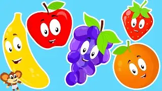 Five Little Fruits Song + More Kids Music & Baby Songs