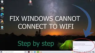 Fix windows cannot connect to internet