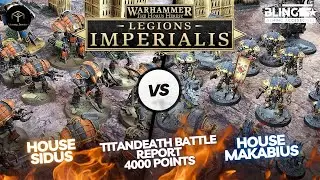 Legions Imperialis Titandeath Battle Report - 4000 Points - Knights!