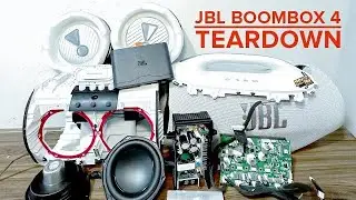 JBL Boombox 4 - COMPLETE TEARDOWN / DISASSEMBLE