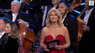 Gala Polskiej Prezydencji w Radzie Unii Europejskiej - Grażyna Torbicka - powitanie gości