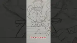 Scared of Myself - Alucinaciones // borrador del cómic #flippyhtf #fliqpy #happytreefriends #fanfic