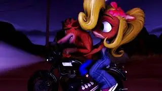 (Reupload) (SFM) Crash Bandicoot Road With Coco Motorcycle (Remake)