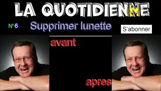 SUPPRIMER LUNETTE PHOTOSHOP 2021