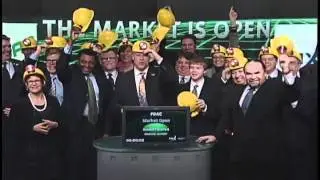Prospectors and Developers Association of Canada (PDAC) opens Toronto Stock Exchange, March 8, 2011.