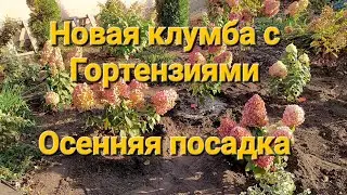 Новая клумба🌺Сажаю гортензии🌺