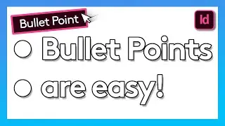 How to Add Bullet Points in InDesign | Adobe Tutorial