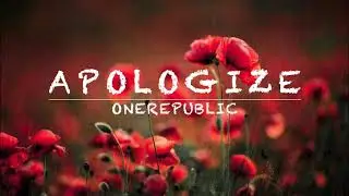 Apologize - OneRepublic LYRICS #onerepublic #apologize #chill #lyrics